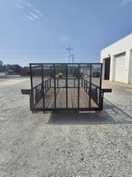 New 2026 Down 2 Earth Trailers 6x12 w/ Gate and 2" Expanded Metal Sides Utility Trailer