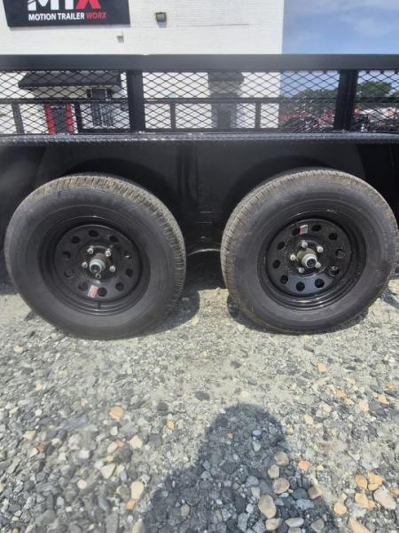 New 2026 Down 2 Earth Trailers 6x16 w/ Gate and 2' Expanded Metal Sides Utility Trailer