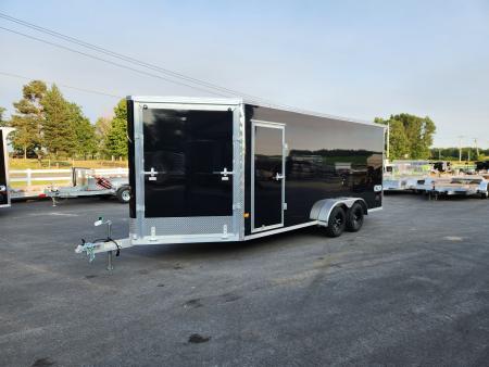 New 2027 ALCOM EZES7X18XLT PRO Snowmobile Trailer