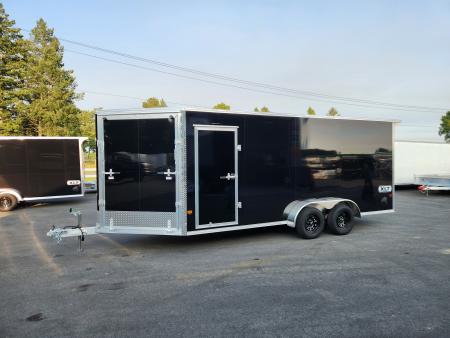 New 2027 ALCOM EZES7X18XLT PRO Snowmobile Trailer