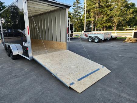 New 2027 ALCOM EZES7X18XLT PRO Snowmobile Trailer