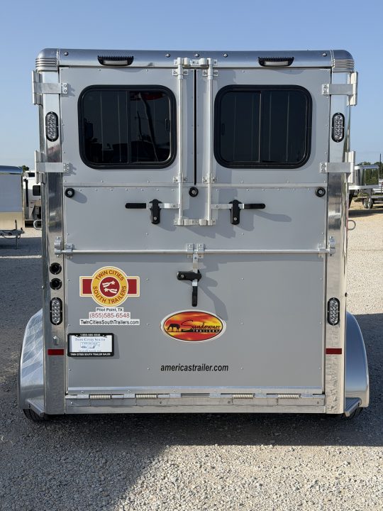 New 2027 Sundowner 2 Horse Bumper Pull Horse Trailer