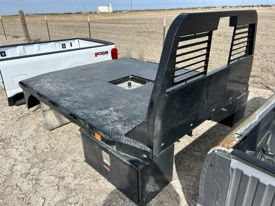 Used 2024 Bedrock 8'x9'3" Flatbed w/2-36" tool boxes Truck Bed