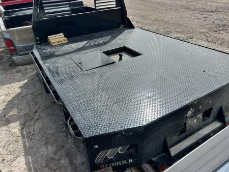 Used 2024 Bedrock 8'x9'3" Flatbed w/2-36" tool boxes Truck Bed