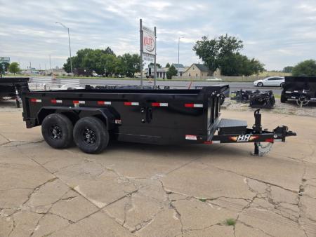 New 2026 H&H Trailers 83x14 Industrial 14K Scissor Dump Trailer