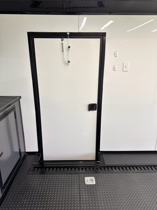 New 2026 Luxe 8.5x28 Race Trailer - Finished Interior- 7000lb Spread Torsion - RECESSED E-TRACK-Full Escape Door--Removable Fender