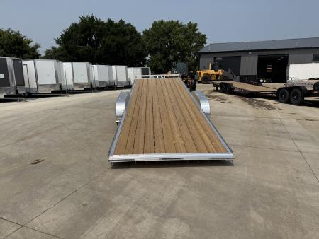 New NEW 2026 H&H Speedloader ALUMINUM 24’ POWER Hyd Jack TILTbed flatbed Trailer 2-7000 lb axles =14K KEY FOB Remote
