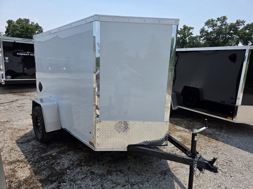 New 2026 Cross Trailers 5X8 screwless CARGO ENCLOSED TRAILER 5 X 8 Cargo / Enclosed Trailer