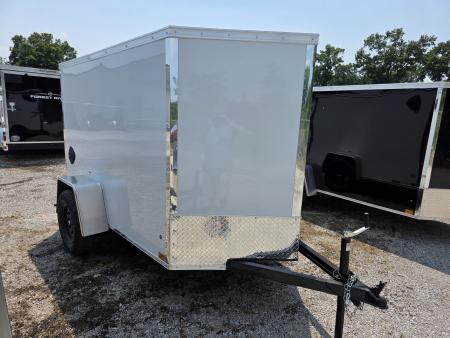 New 2026 Cross Trailers 5X8 screwless CARGO ENCLOSED TRAILER 5 X 8 Cargo / Enclosed Trailer