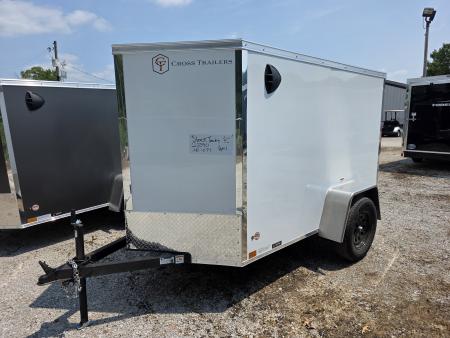 New 2026 Cross Trailers 5X8 screwless CARGO ENCLOSED TRAILER 5 X 8 Cargo / Enclosed Trailer