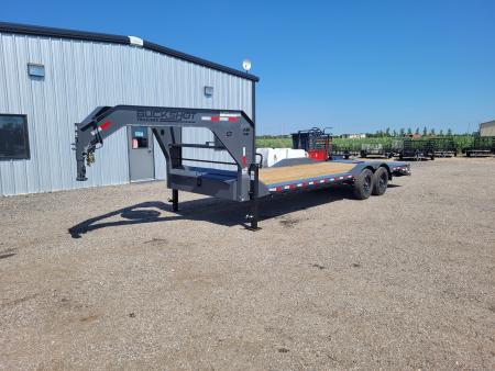 New 2026 Buckshot 102"x24' Gooseneck Equipment/Car Trailer