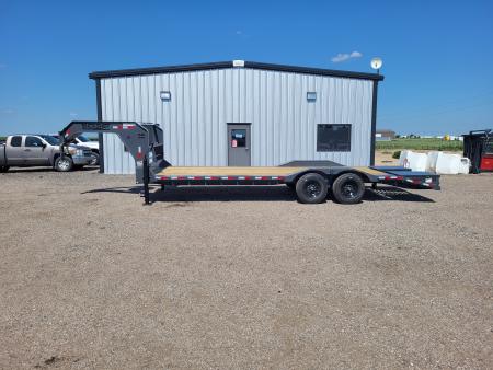 New 2026 Buckshot 102 x24' Gooseneck Equipment/Car Trailer