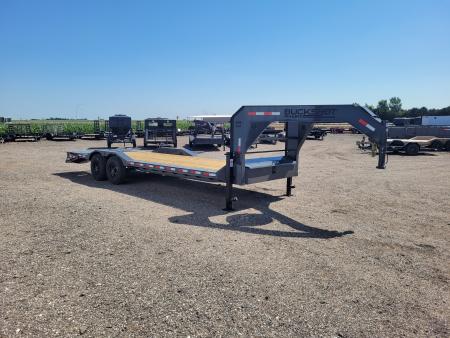 New 2026 Buckshot 102"x24' Gooseneck Equipment/Car Trailer