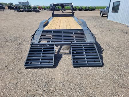 New 2026 Buckshot 102"x24' Gooseneck Equipment/Car Trailer