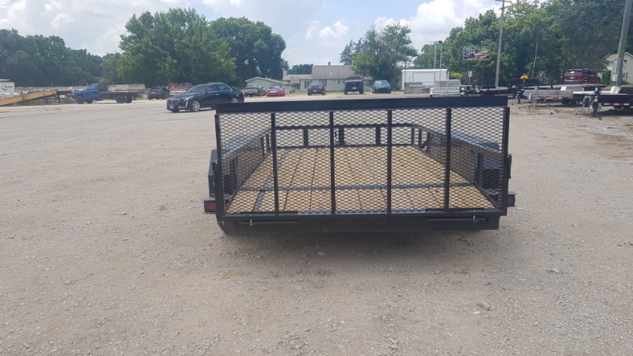 New 2026 MEB 77x12 Utility Trailer w/Gate 7K