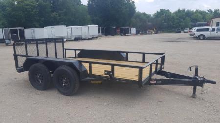 New 2026 MEB 77x12 Utility Trailer w/Gate 7K