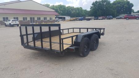 New 2026 MEB 77x12 Utility Trailer w/Gate 7K