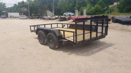 New 2026 MEB 77x12 Utility Trailer w/Gate 7K
