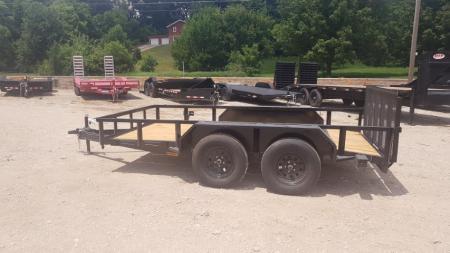 New 2026 MEB 77x12 Utility Trailer w/Gate 7K