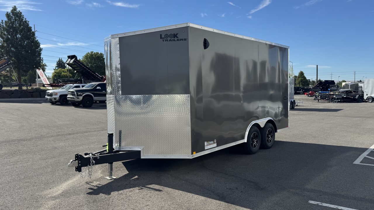New 2026 Look Trailers 8.5x16 V-Nose 10k GVWR Car Hauler