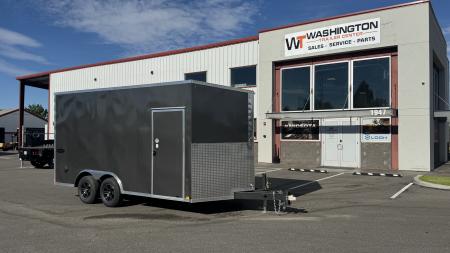 New 2026 Look Trailers 8.5x16 V-Nose 10k GVWR Car Hauler