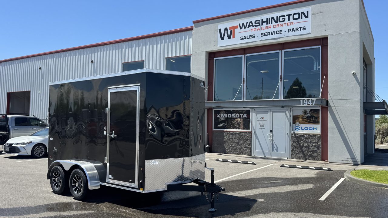 New 2026 Look Trailers 6X12 ST DLX FLAT TOP V-NOSE 7K Cargo / Enclosed Trailer