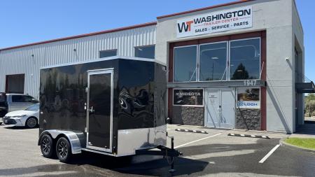 New 2026 Look Trailers 6X12 ST DLX FLAT TOP V-NOSE 7K Cargo / Enclosed Trailer