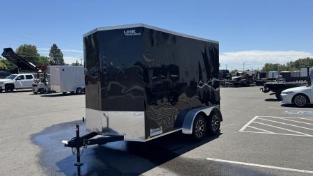New 2026 Look Trailers 6X12 ST DLX FLAT TOP V-NOSE 7K Cargo / Enclosed Trailer