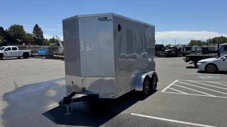 New 2026 Look Trailers 6X12 ST DLX FLAT TOP V-NOSE 7K Cargo / Enclosed Trailer