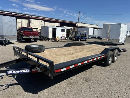 New 2025 Sure-Trac 8.5 x 22 (20+2) Full-Width Car Hauler Trailer, 10K Car Hauler