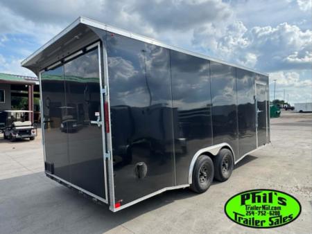 New 2026 8.5X20 ENCLOSED CAR HAULER Cargo / Enclosed Trailer REAR WING & .080 EXTERIOR!