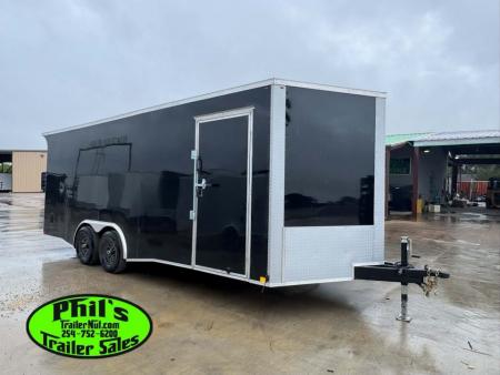 New 2026 8.5X20 ENCLOSED CAR HAULER Cargo / Enclosed Trailer REAR WING & .080 EXTERIOR!