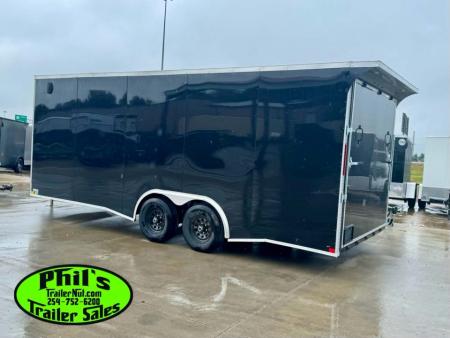 New 2026 8.5X20 ENCLOSED CAR HAULER Cargo / Enclosed Trailer REAR WING & .080 EXTERIOR!