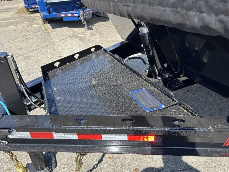 New 2026 PJ Trailers 7 X 14 FT LOW PRO TELESCOPIC DUMP TRAILER VOYAGER PKG 15K GVWR Dump Trailer