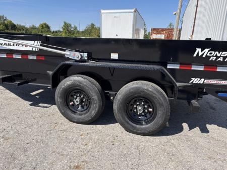New 2026 PJ Trailers 7 X 14 FT LOW PRO TELESCOPIC DUMP TRAILER VOYAGER PKG 15K GVWR Dump Trailer