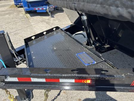 New 2026 PJ Trailers 7 X 14 FT LOW PRO TELESCOPIC DUMP TRAILER VOYAGER PKG 15K GVWR Dump Trailer