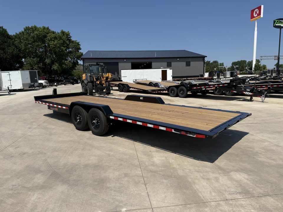 New NEW 2026 H&H Speedloader 24’ POWER TILT,HYD JACK, flatbed EXTRA WIDE 102” 2-7000 lb axles = 14K