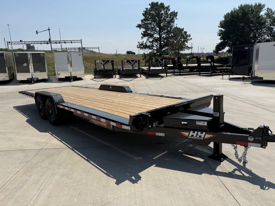 New NEW 2026 H&H Speedloader 24’ POWER TILT,HYD JACK, flatbed EXTRA WIDE 102” 2-7000 lb axles = 14K