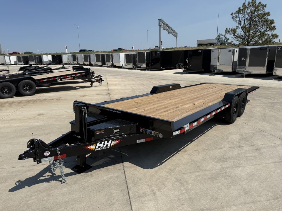 New NEW 2026 H&H Speedloader 24’ POWER TILT,HYD JACK, flatbed EXTRA WIDE 102” 2-7000 lb axles = 14K