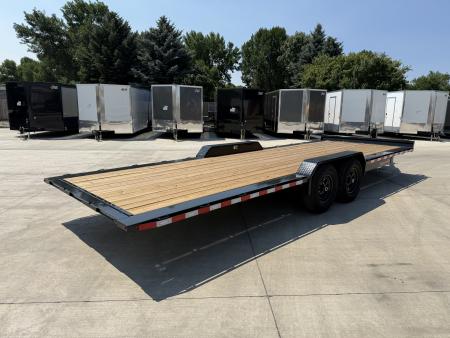 New NEW 2026 H&H Speedloader 24’ POWER TILT,HYD JACK, flatbed EXTRA WIDE 102” 2-7000 lb axles = 14K