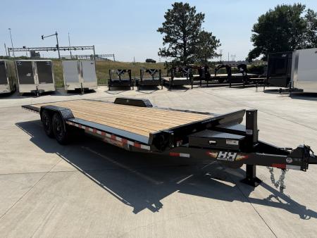 New NEW 2026 H&H Speedloader 24’ POWER TILT,HYD JACK, flatbed EXTRA WIDE 102” 2-7000 lb axles = 14K