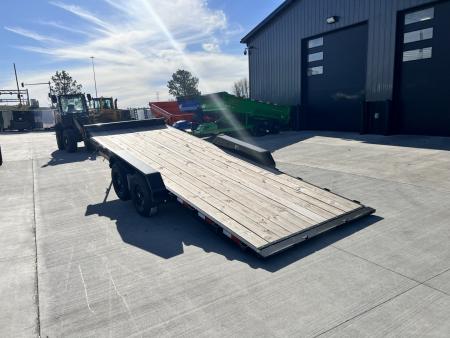 New NEW 2026 H&H Speedloader 20’ Manual TILTbed flatbed Trailer 2-5200 lb axles=10K