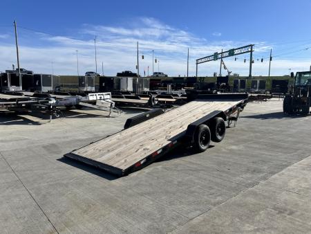 New NEW 2026 H&H Speedloader 20’ Manual TILTbed flatbed Trailer 2-5200 lb axles=10K