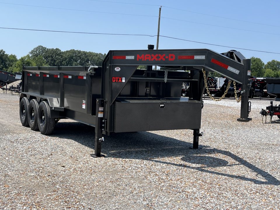 New 2027 MAXXD 83"X16' 21K Telescopic Gooseneck Dump Trailer