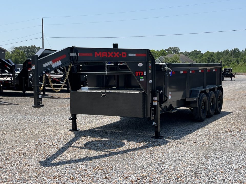 New 2027 MAXXD 83"X16' 21K Telescopic Gooseneck Dump Trailer