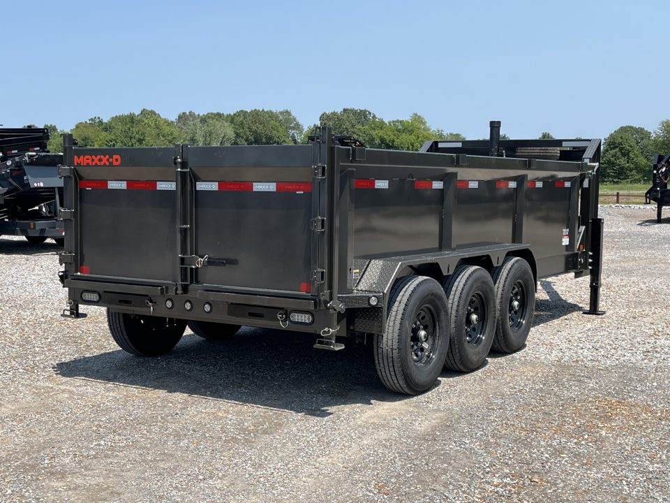 New 2027 MAXXD 83"X16' 21K Telescopic Gooseneck Dump Trailer