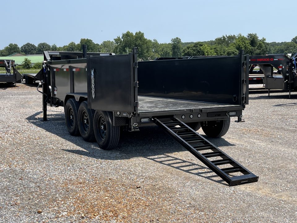 New 2027 MAXXD 83"X16' 21K Telescopic Gooseneck Dump Trailer