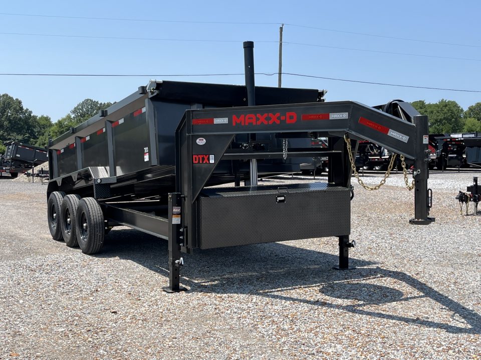 New 2027 MAXXD 83"X16' 21K Telescopic Gooseneck Dump Trailer