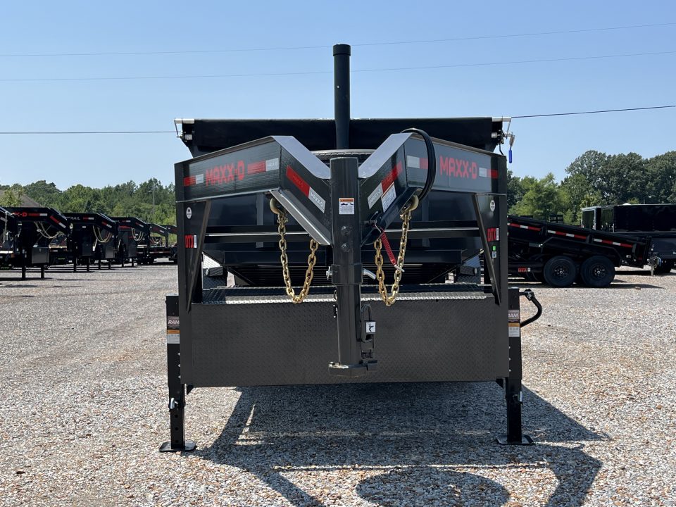 New 2027 MAXXD 83"X16' 21K Telescopic Gooseneck Dump Trailer