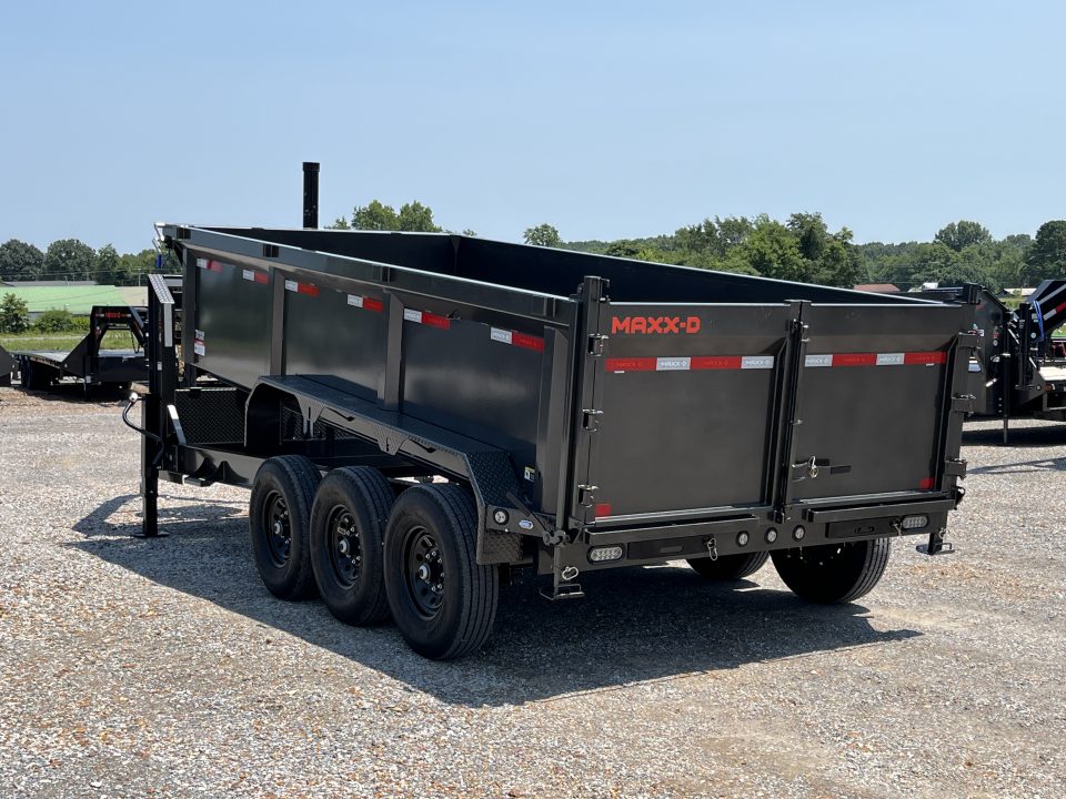 New 2027 MAXXD 83"X16' 21K Telescopic Gooseneck Dump Trailer